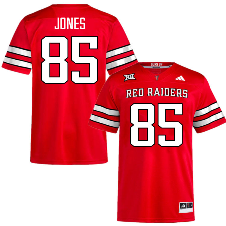 #85 Bryson Jones Texas Tech Red Raiders Jerseys College Football Uniforms Stitched-Red #85 Bryson Jones Texas Tech Red Raiders Jerseys College Football Uniforms Stitched-Red